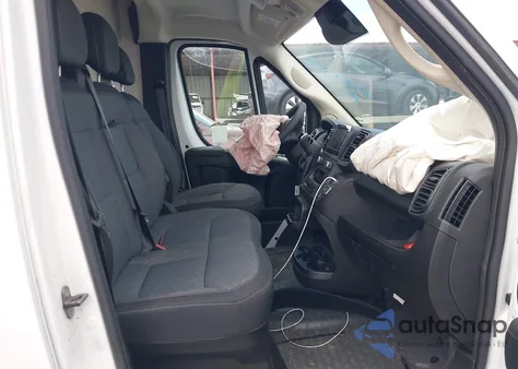 2024 Ram Promaster 2500 Tradesman High Roof 159 Wb W/Pass Seat from USA, damaged, VIN 3C6LRVDG0RE137779